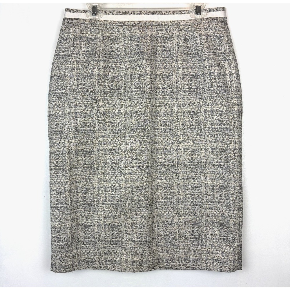 Boden Pencil Skirt Womens 10 L Long Classic Shiny Professioal Career Old Money